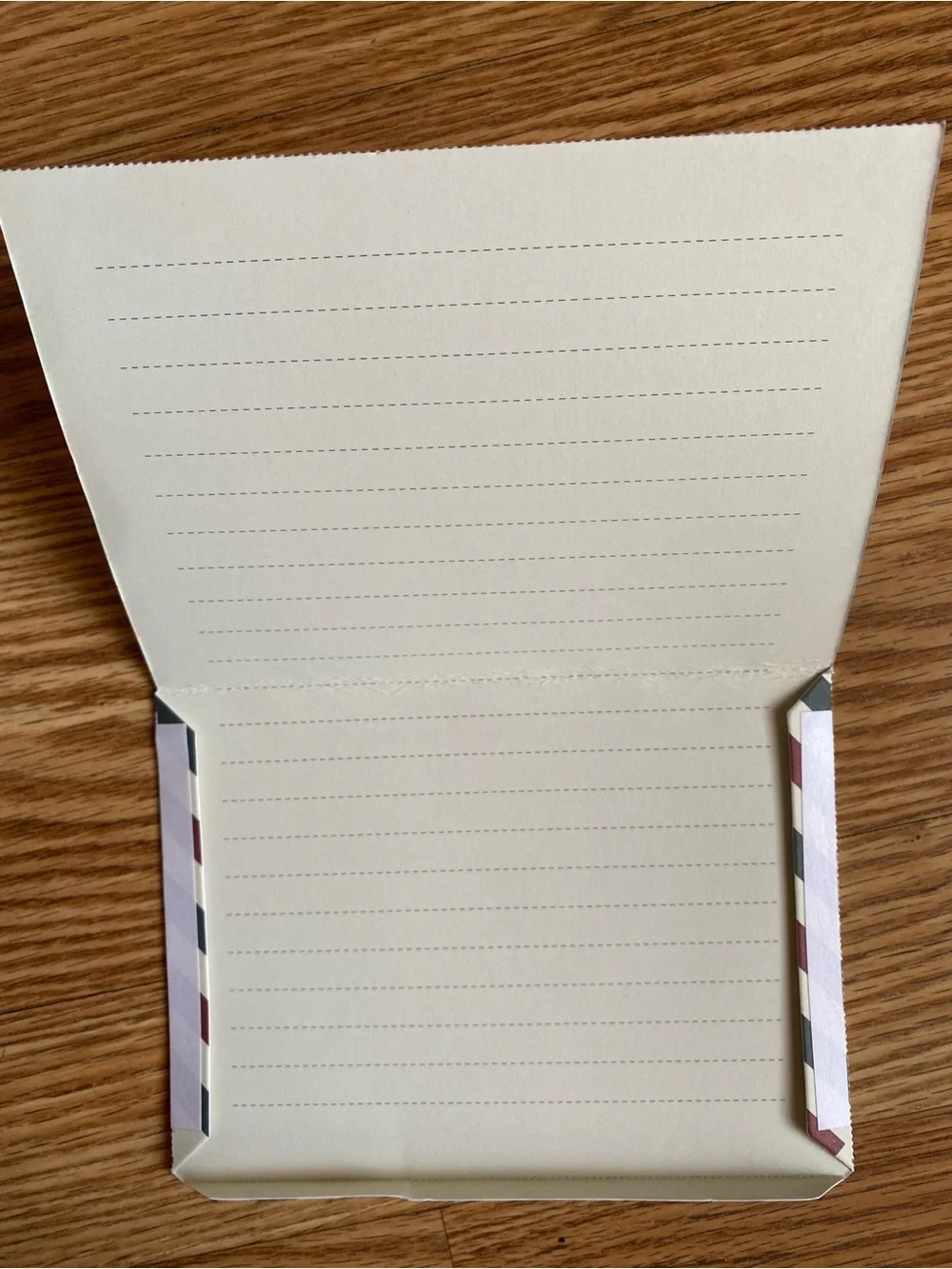 Hearth & Hand with Magnolia Vintage Airmail Map Notepad - Cream & Black